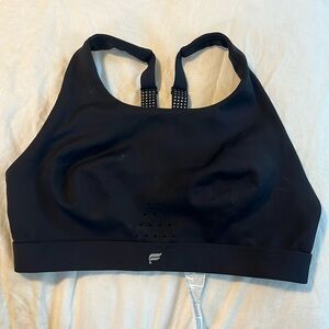 Fabletics, black sports bra